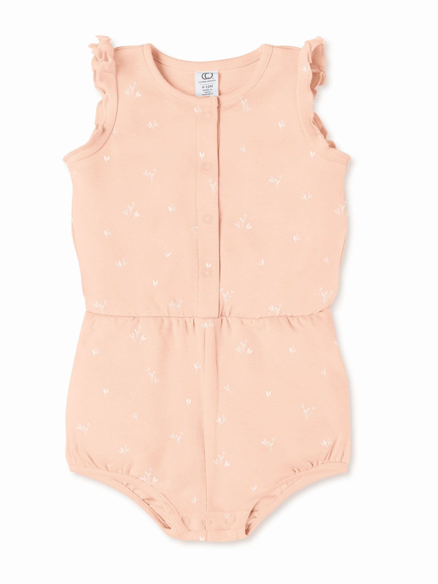 Amelia Romper - Cora Floral Print - Blue Kangaroo Clothing