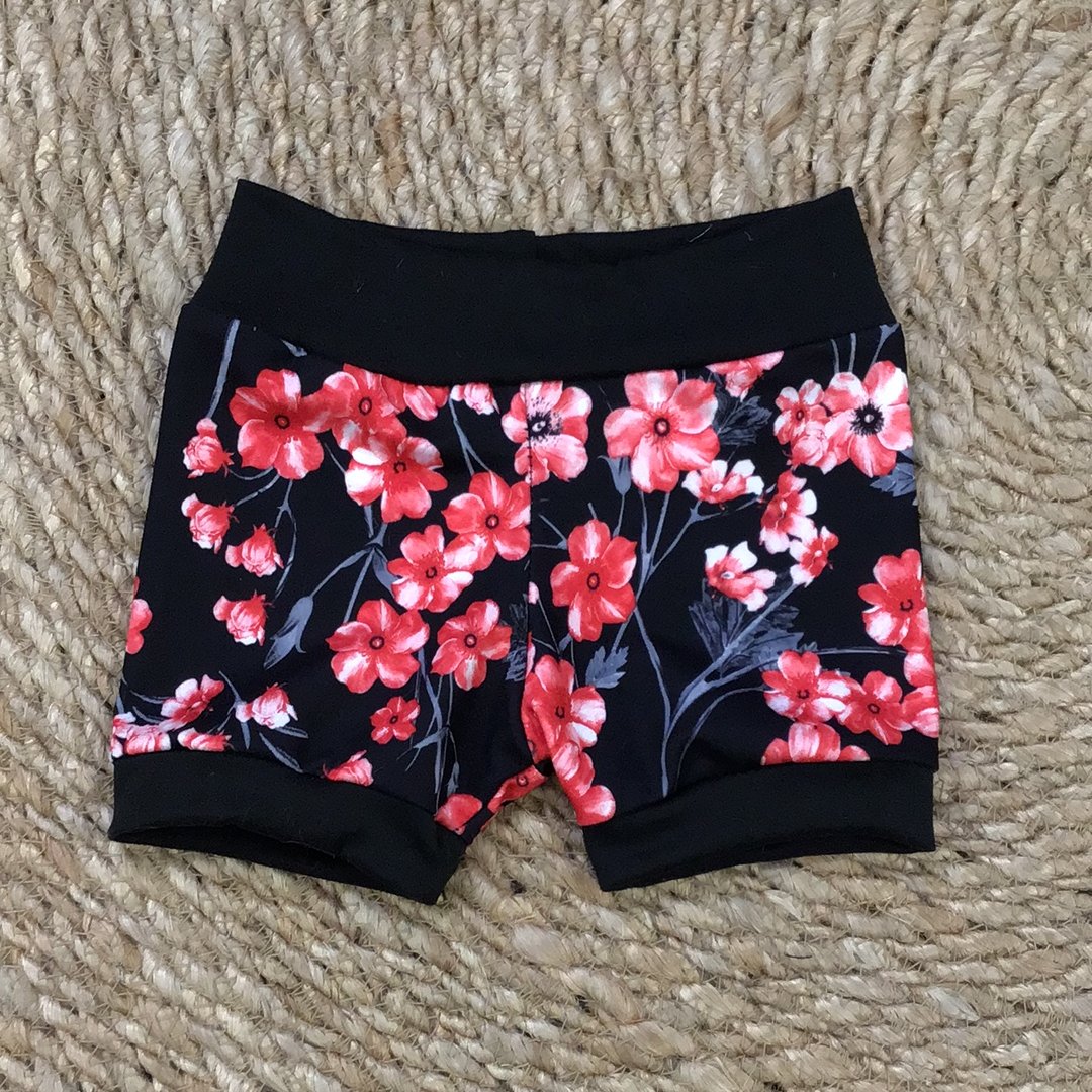 Betty Floral Infant/Toddler Shorties - Blue Kangaroo Clothing