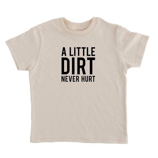 Dirt Never Hurt Tee - Organic - Blue Kangaroo Clothing