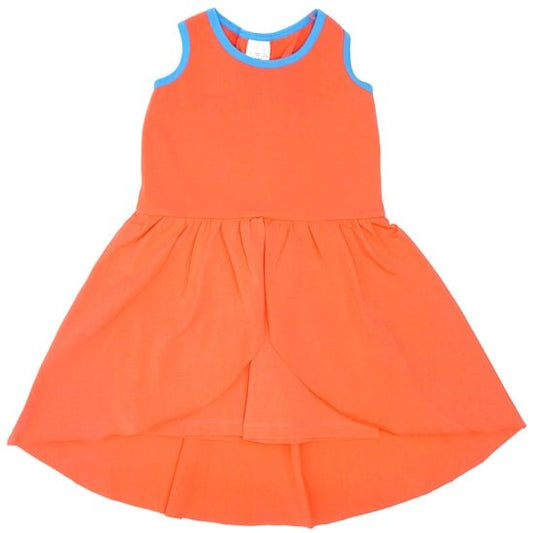 Happy Liv'n Dress - Tangerine - Blue Kangaroo Clothing