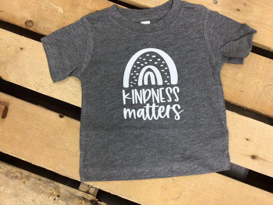 Kindness Matters Infant/Toddler Tee - Blue Kangaroo Clothing