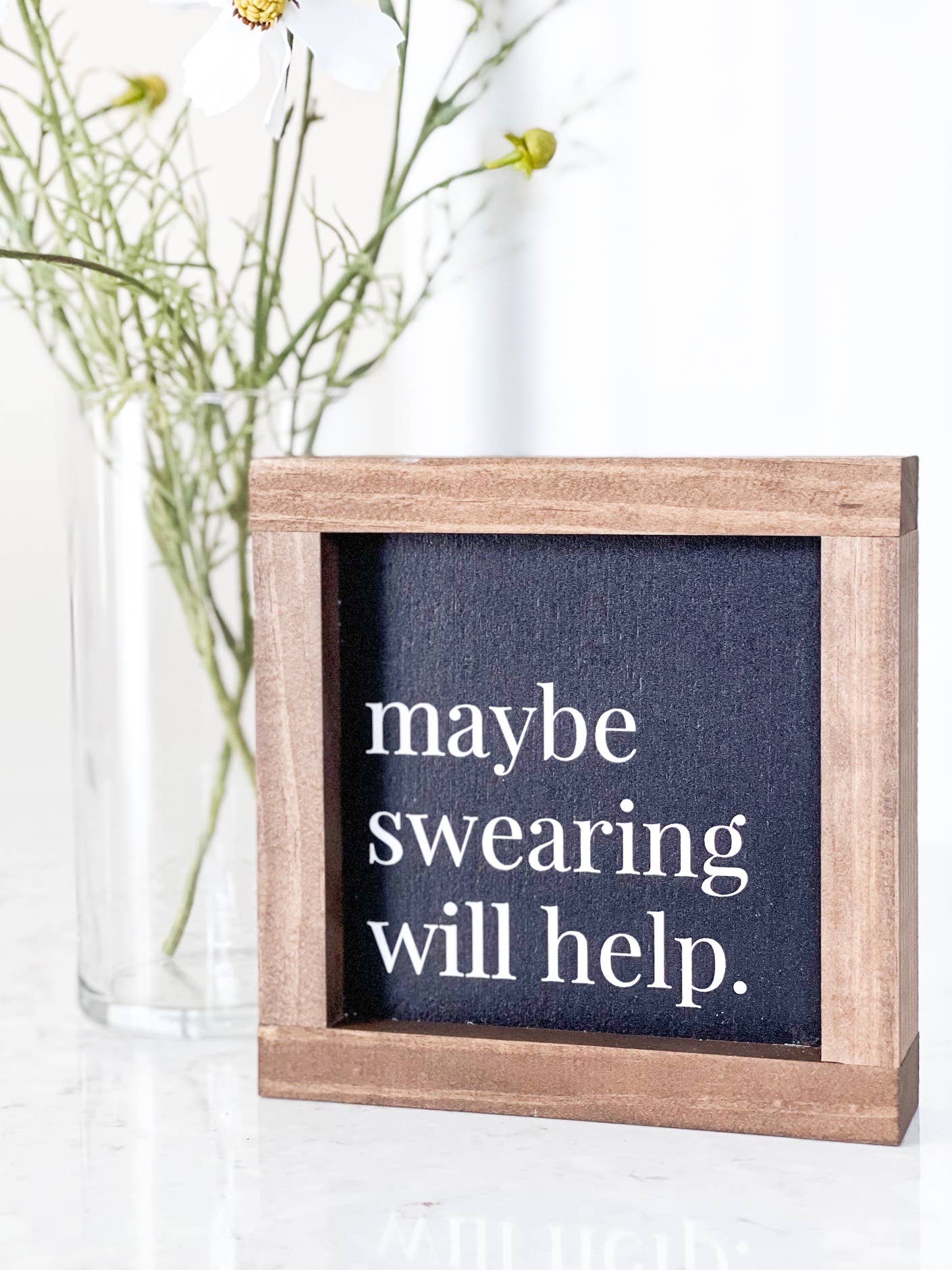 Maybe Swearing Will Help - Blue Kangaroo Clothing
