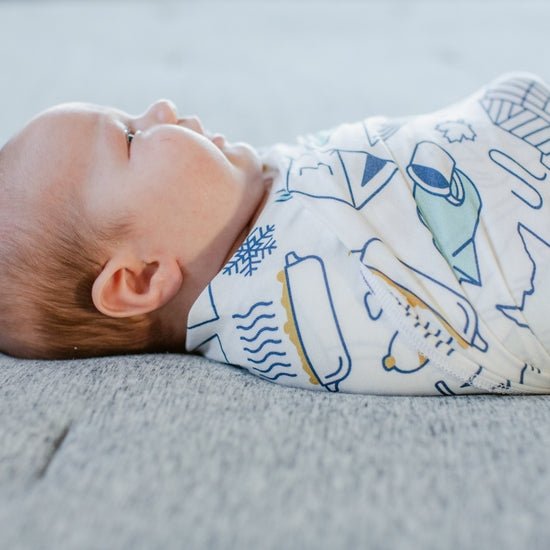 Minnesota Icons Swaddle Blanket - Blue Kangaroo Clothing