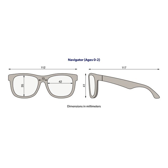 Navigator Kids Sunglasses - Black - Blue Kangaroo Clothing