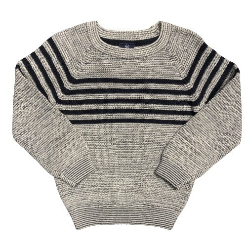 Navy Striped Pullover Sweater - Blue Kangaroo Clothing