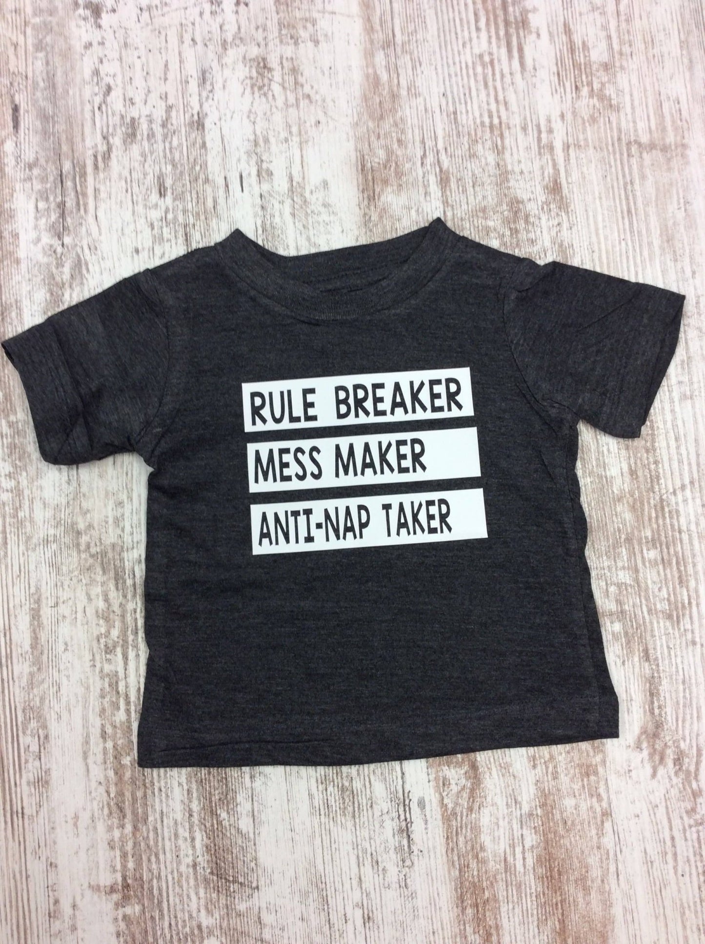 Rule Breaker Infant/Toddler Tee - Blue Kangaroo Clothing