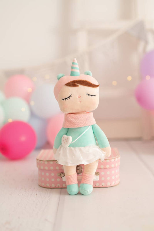 Lili unicorn fabric doll