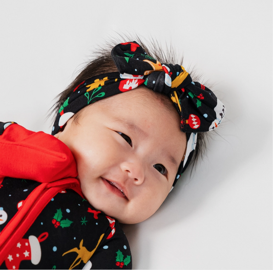 Enchanted Holiday Bow Headband