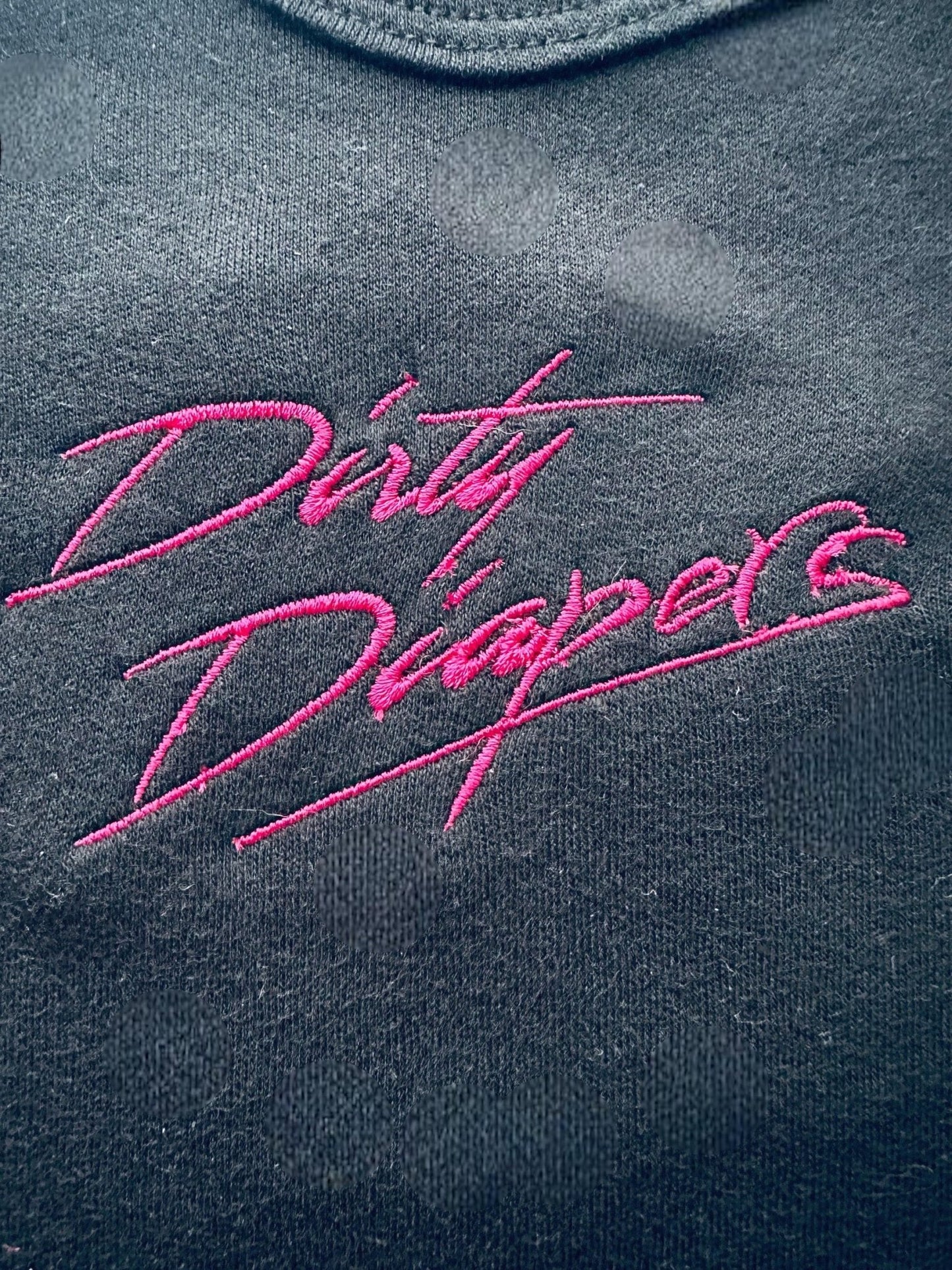 "Dirty Diapers" Embroidered Onesie - Blue Kangaroo Clothing