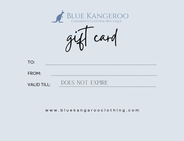 Gift Card - Blue Kangaroo Clothing