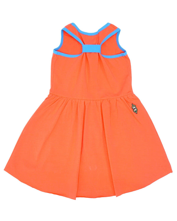 Happy Liv'n Dress - Tangerine - Blue Kangaroo Clothing
