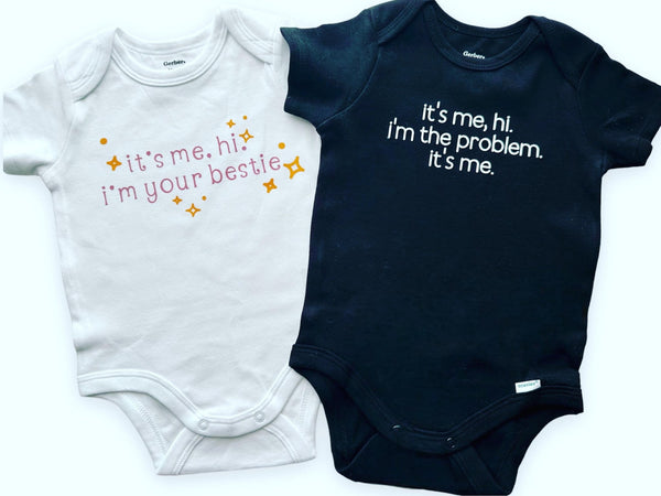 It's Me, I'm Your Bestie Onesie - Blue Kangaroo Clothing