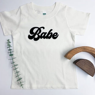 Organic Short Sleeve Tee: Babe - Blue Kangaroo Clothing