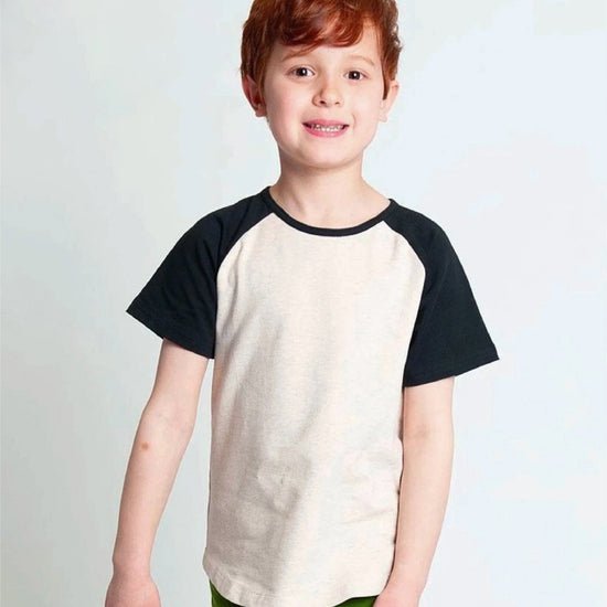 Play On Tee - Heather Oatmeal - Blue Kangaroo Clothing