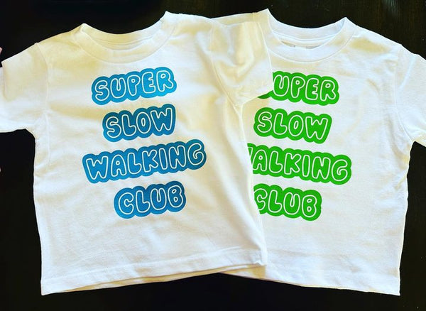 Super Slow Walking Club - Blue Kangaroo Clothing